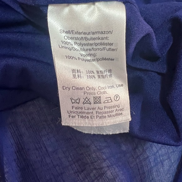 DKNY DARK BLUE DRESS. SIZE 6. USED. - Picture 8 of 9